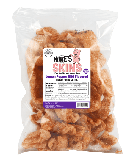 Lemon Pepper BBQ Pork Skins