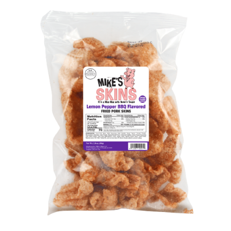 Lemon Pepper BBQ Pork Skins